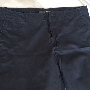 Old navy broken in straight navy pants